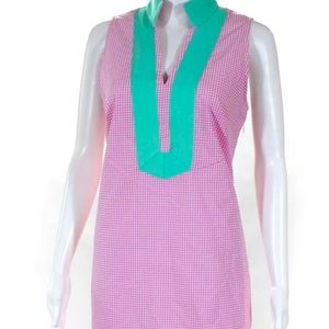 Sail to Sable STS Pink and White Gingham Tunic Dress - Size S - NWT
